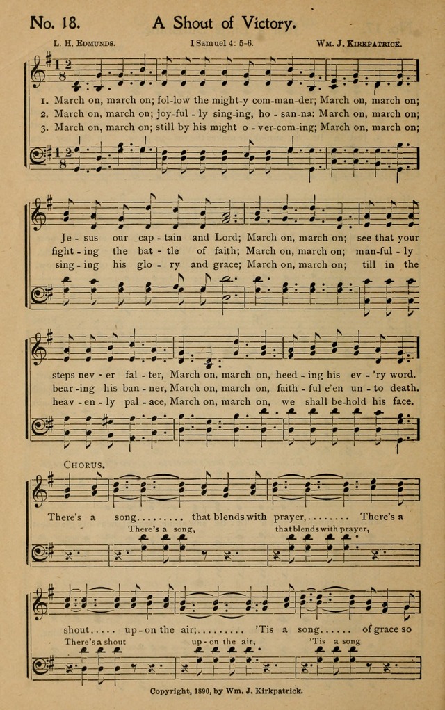 Christian Melodies: the new song book, for church, evangelistic, Sunday-school and Christian endeavor services page 25