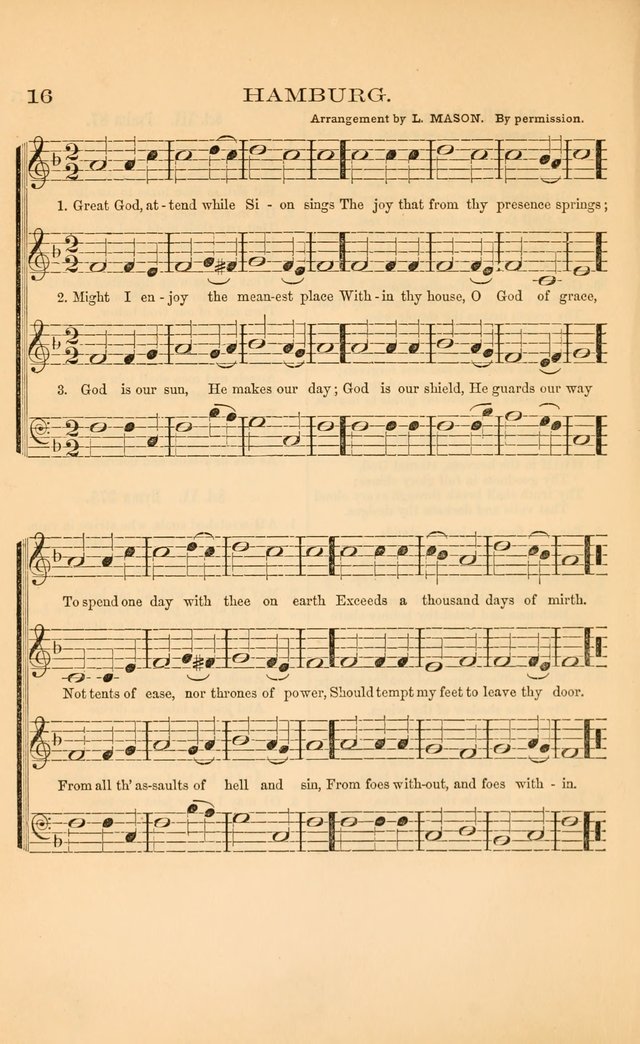 Church music: with selections for the ordinary occasions of public and social worship, from the Psalms and hymns of the Presbyterian Church in the United States of America page 16