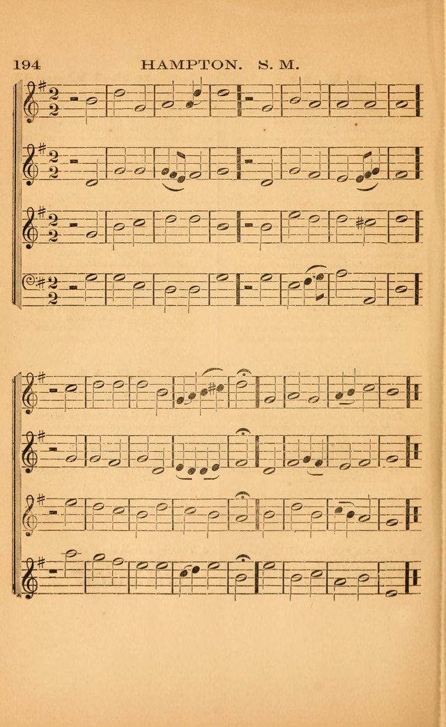 Church music: with selections for the ordinary occasions of public and social worship, from the Psalms and hymns of the Presbyterian Church in the United States of America page 194