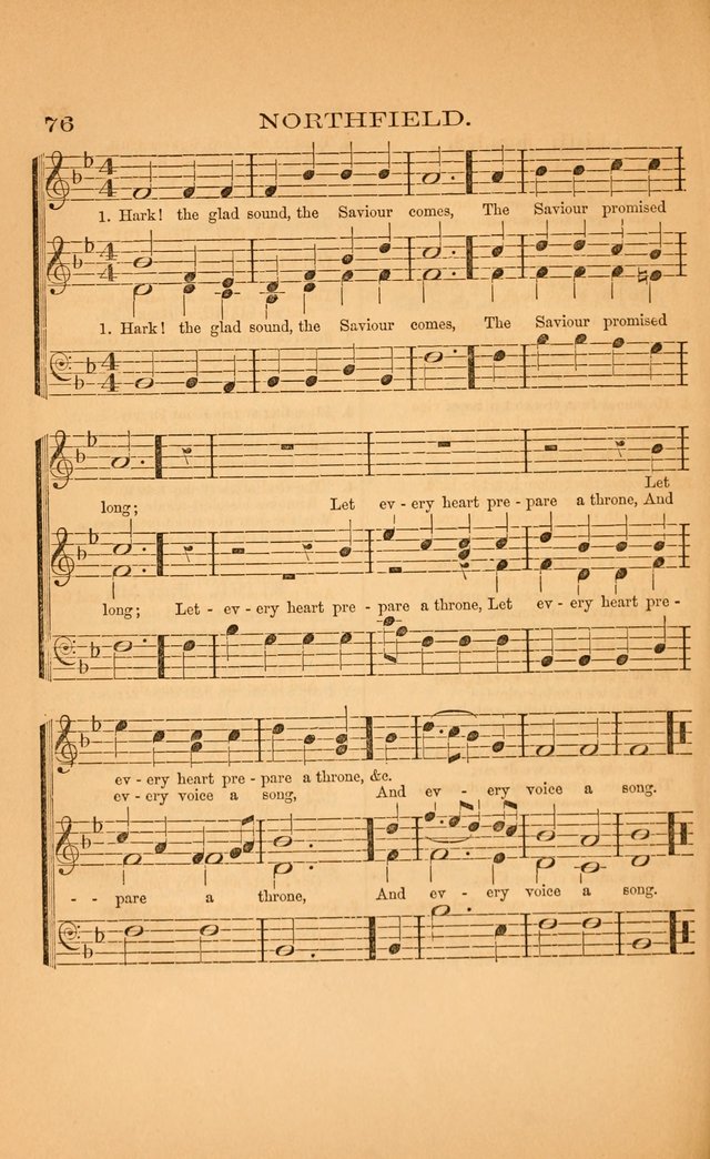 Church music: with selections for the ordinary occasions of public and social worship, from the Psalms and hymns of the Presbyterian Church in the United States of America page 76