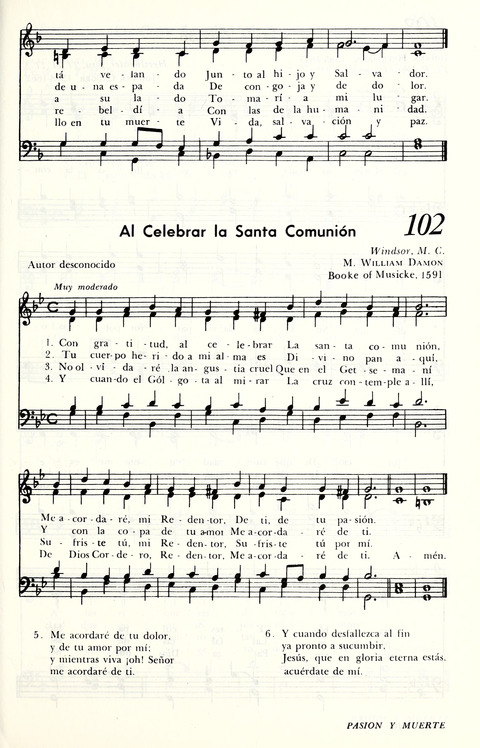 Cántico Nuevo: Himnario Evangelico page 117