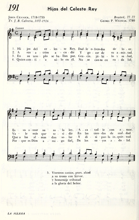 Cántico Nuevo: Himnario Evangelico page 208