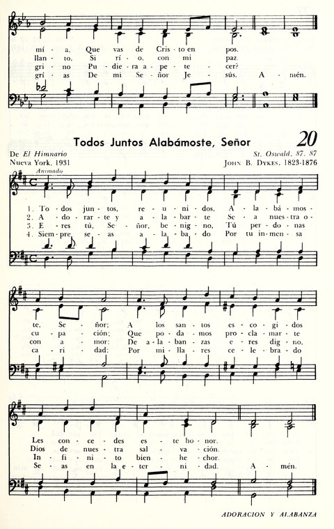Cántico Nuevo: Himnario Evangelico page 31