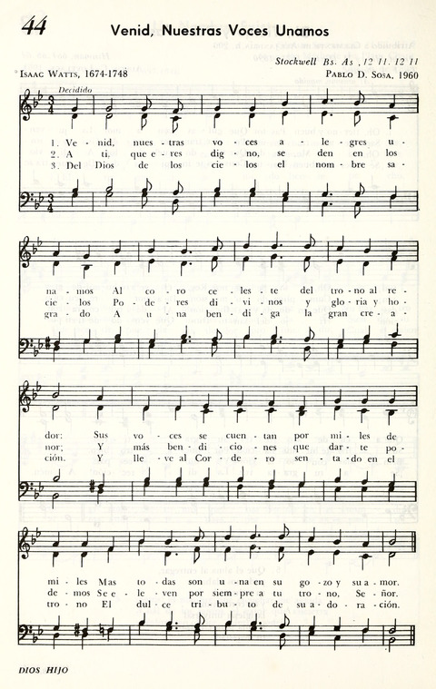 Cántico Nuevo: Himnario Evangelico page 56