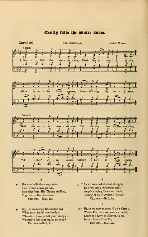 Carols Old and Carols New: for use at Christmas and other seasons of the Christian year page 20