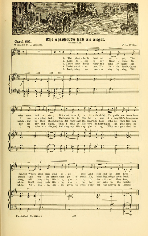 Carols Old and Carols New: for use at Christmas and other seasons of the Christian year page 493