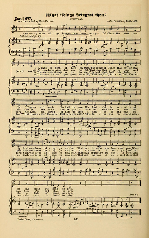 Carols Old and Carols New: for use at Christmas and other seasons of the Christian year page 570