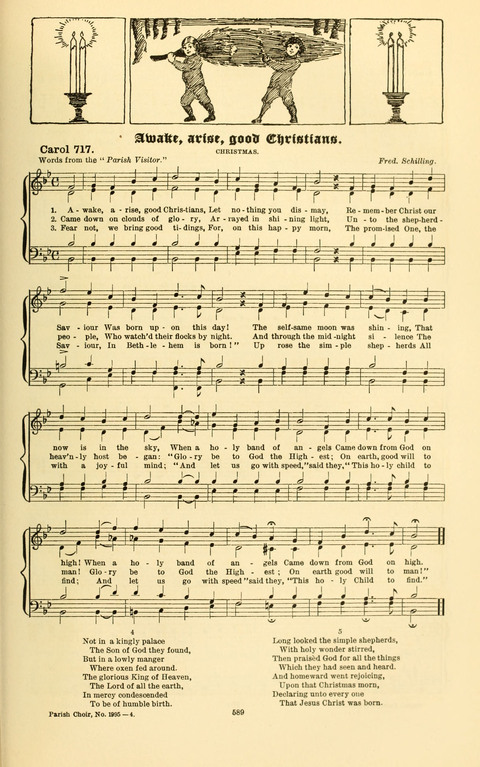 Carols Old and Carols New: for use at Christmas and other seasons of the Christian year page 599