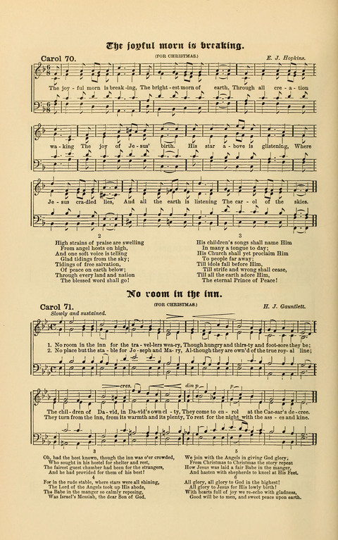 Carols Old and Carols New: for use at Christmas and other seasons of the Christian year page 70