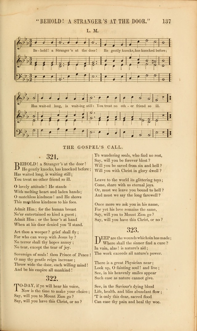 Church Pastorals, hymns and tunes for public and social worship page 137
