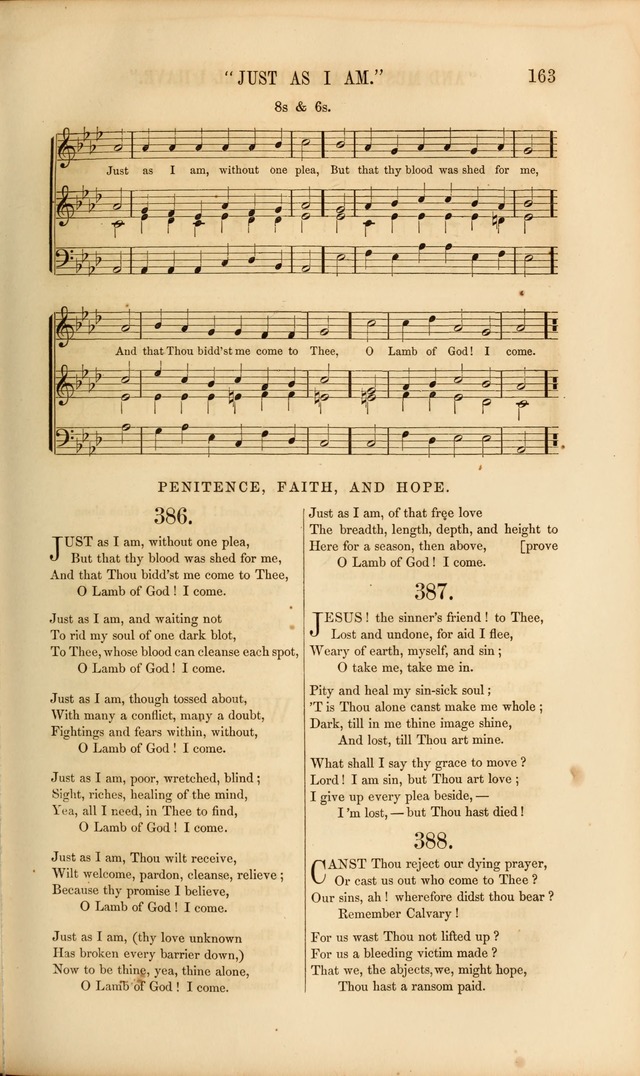 Church Pastorals, hymns and tunes for public and social worship page 163