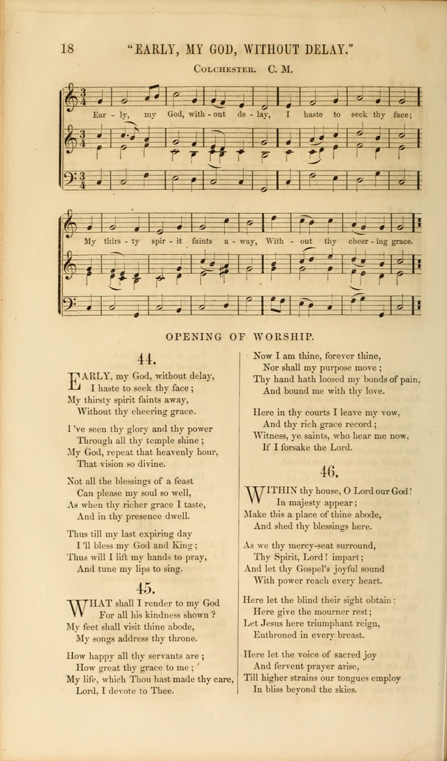 Church Pastorals, hymns and tunes for public and social worship page 18