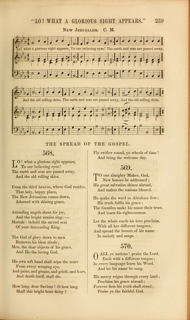 Church Pastorals, hymns and tunes for public and social worship page 239
