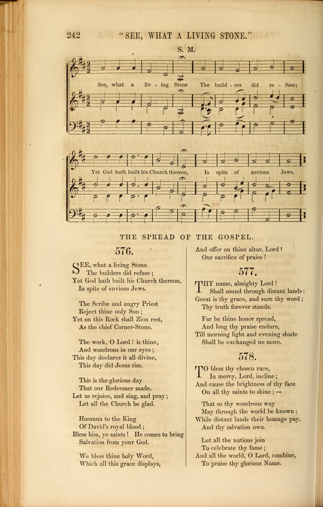 Church Pastorals, hymns and tunes for public and social worship page 242