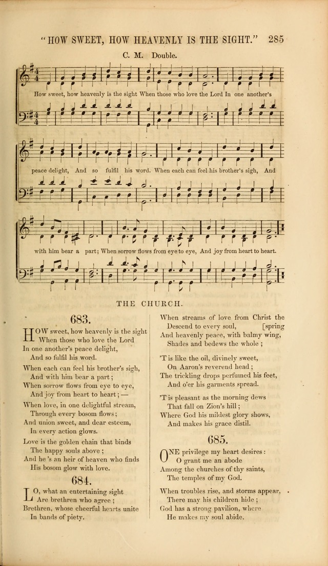 Church Pastorals, hymns and tunes for public and social worship page 285