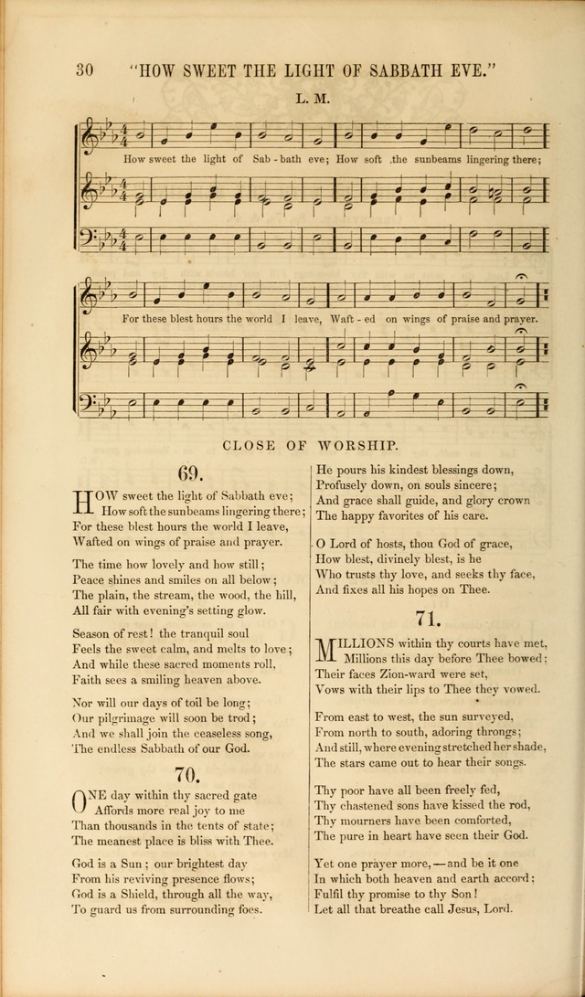 Church Pastorals, hymns and tunes for public and social worship page 30
