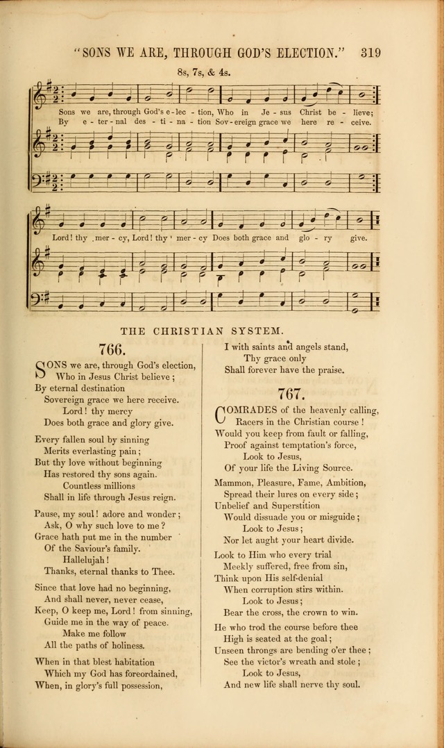 Church Pastorals, hymns and tunes for public and social worship page 319