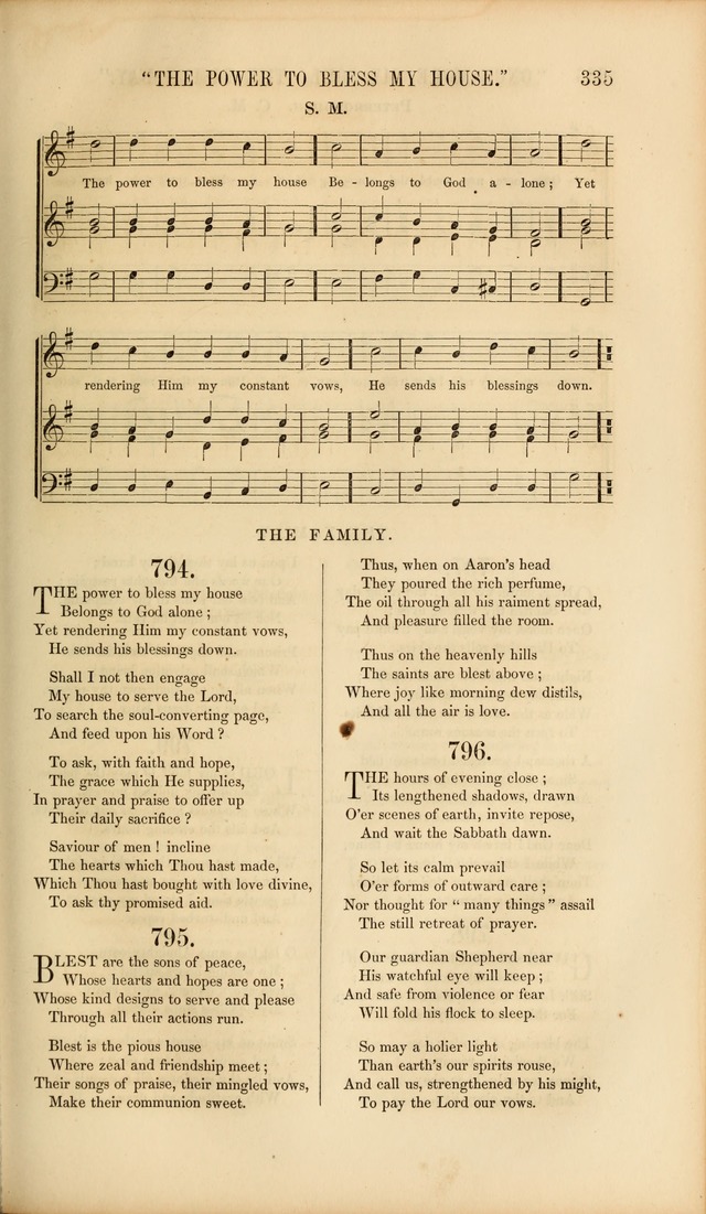 Church Pastorals, hymns and tunes for public and social worship page 335