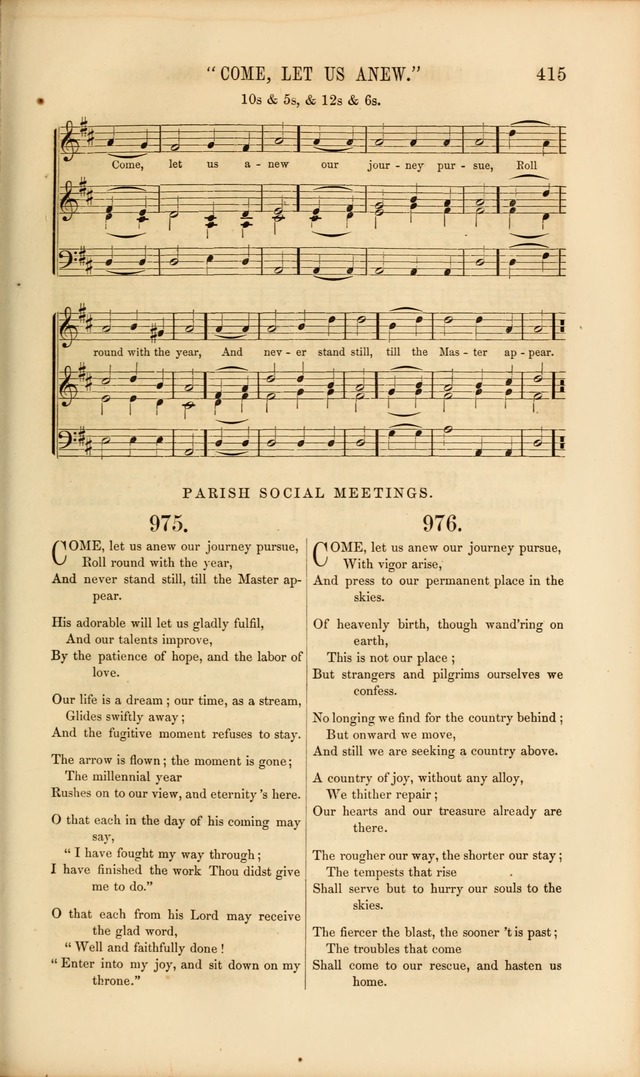 Church Pastorals, hymns and tunes for public and social worship page 415