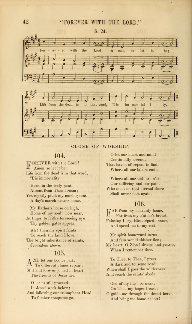 Church Pastorals, hymns and tunes for public and social worship page 42