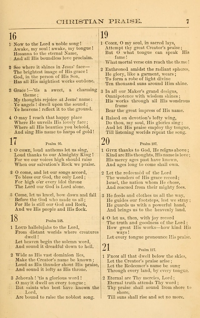 Christian Praise: hymns and tunes for the use of the Baptist churches page 10