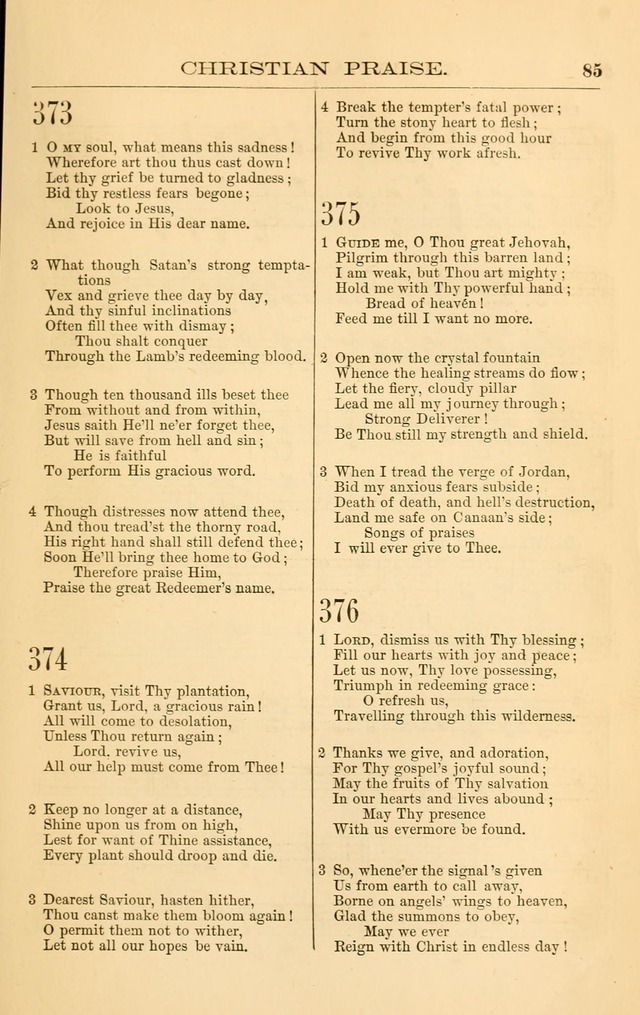 Christian Praise: hymns and tunes for the use of the Baptist churches page 166