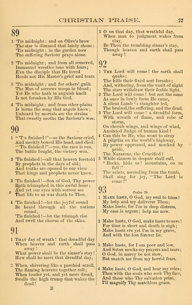 Christian Praise: hymns and tunes for the use of the Baptist churches page 40