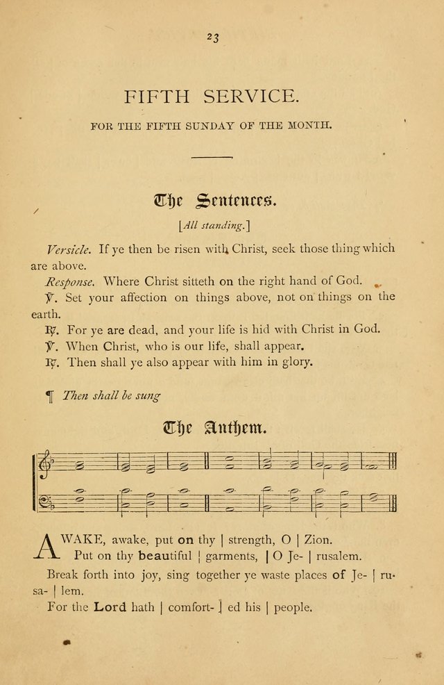 The Church Porch: a service book and hymnal for Sunday schools page 23