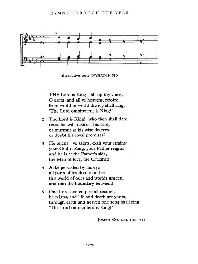 Common Praise: A new edition of Hymns Ancient and Modern page 1276