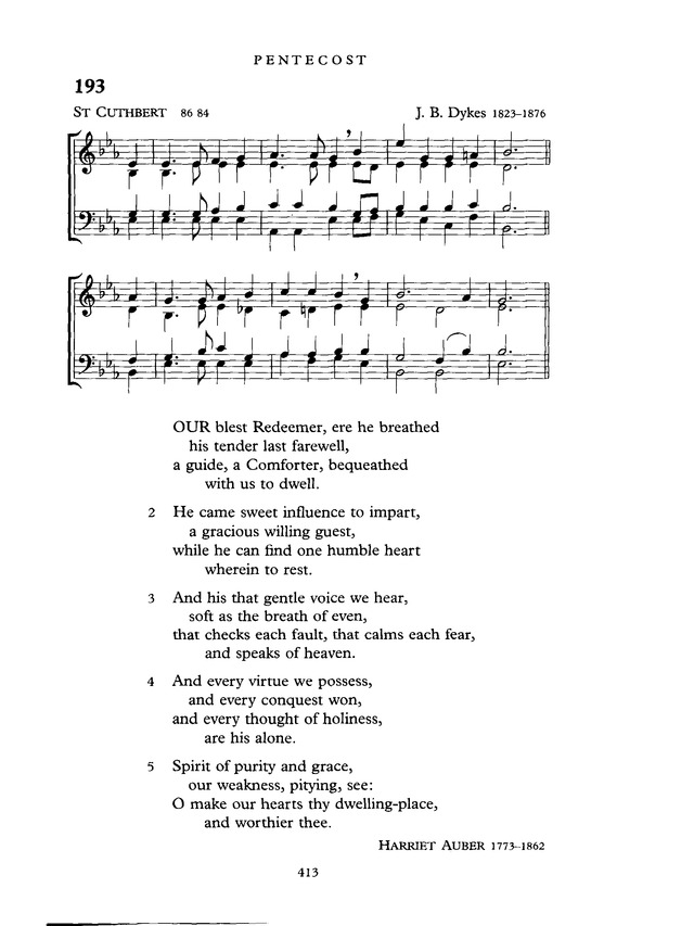 Common Praise: A new edition of Hymns Ancient and Modern page 413