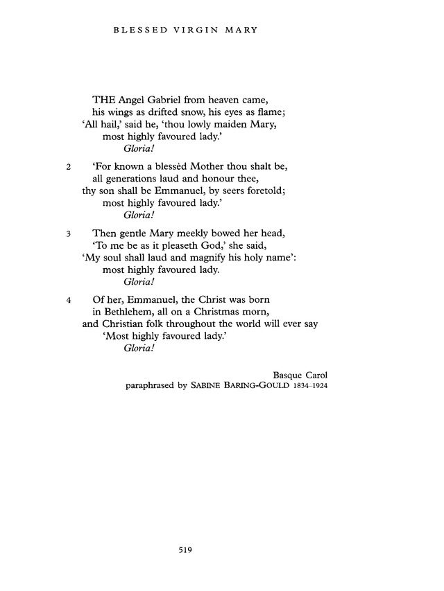 Common Praise: A new edition of Hymns Ancient and Modern page 520