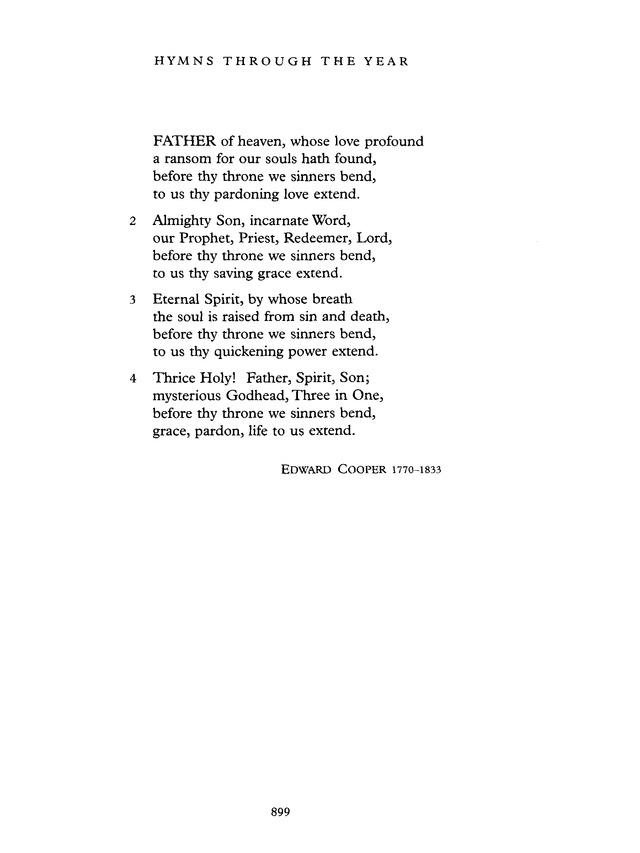 Common Praise: A new edition of Hymns Ancient and Modern page 900