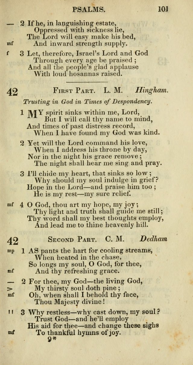 Church Psalmody: a Collection of Psalms and Hymns adapted to public worship page 104