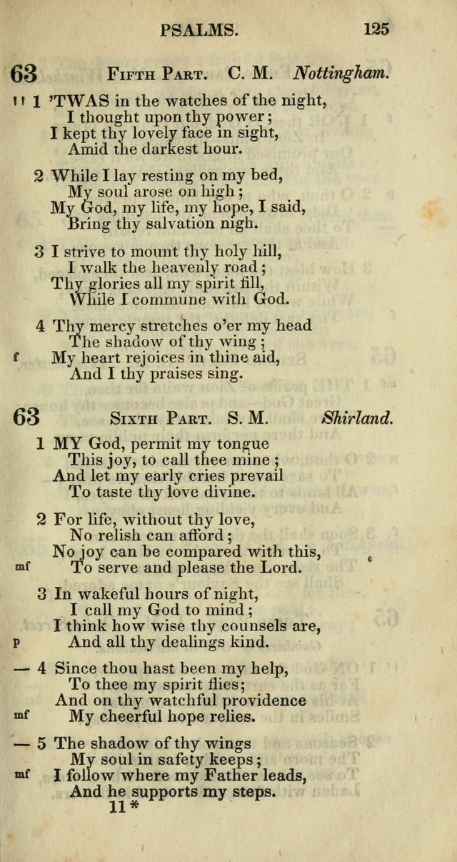 Church Psalmody: a Collection of Psalms and Hymns adapted to public worship page 128