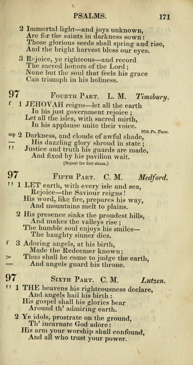 Church Psalmody: a Collection of Psalms and Hymns adapted to public worship page 174