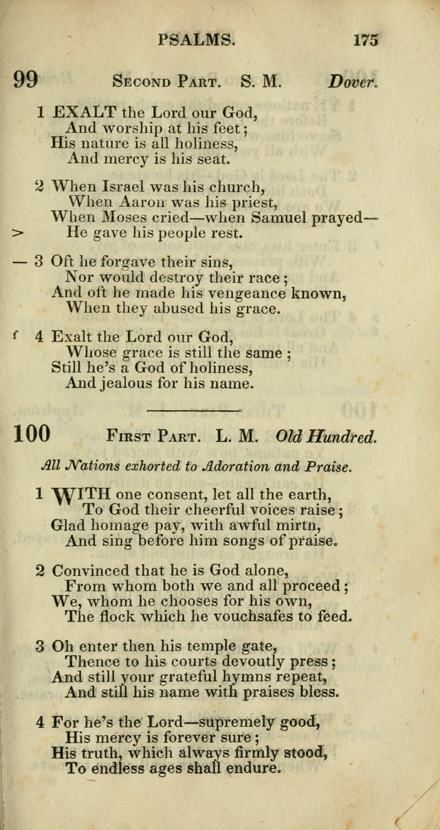 Church Psalmody: a Collection of Psalms and Hymns adapted to public worship page 178