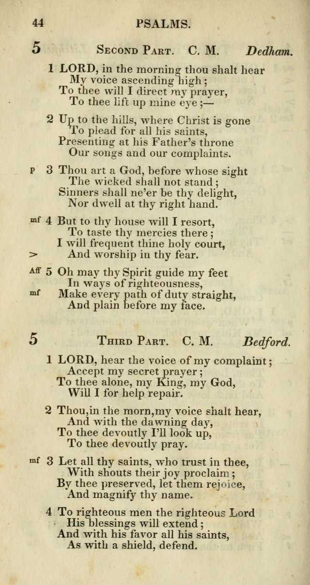 Church Psalmody: a Collection of Psalms and Hymns adapted to public worship page 47