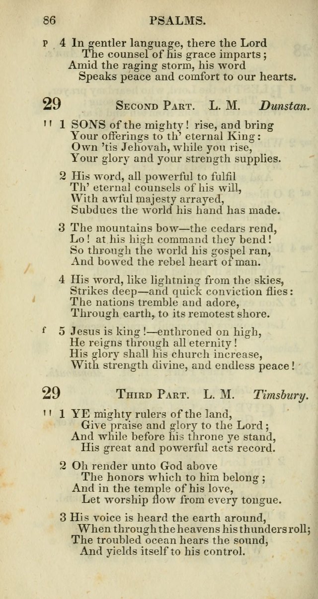 Church Psalmody: a Collection of Psalms and Hymns adapted to public worship page 89