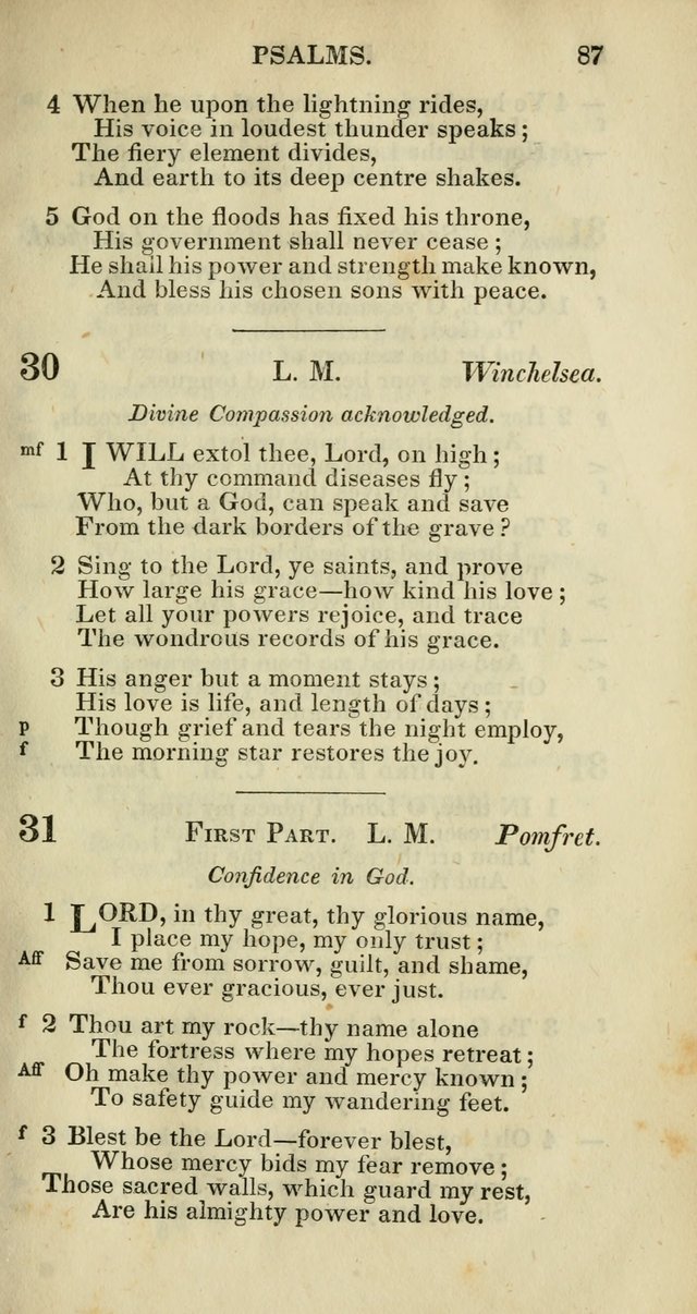 Church Psalmody: a Collection of Psalms and Hymns adapted to public worship page 90