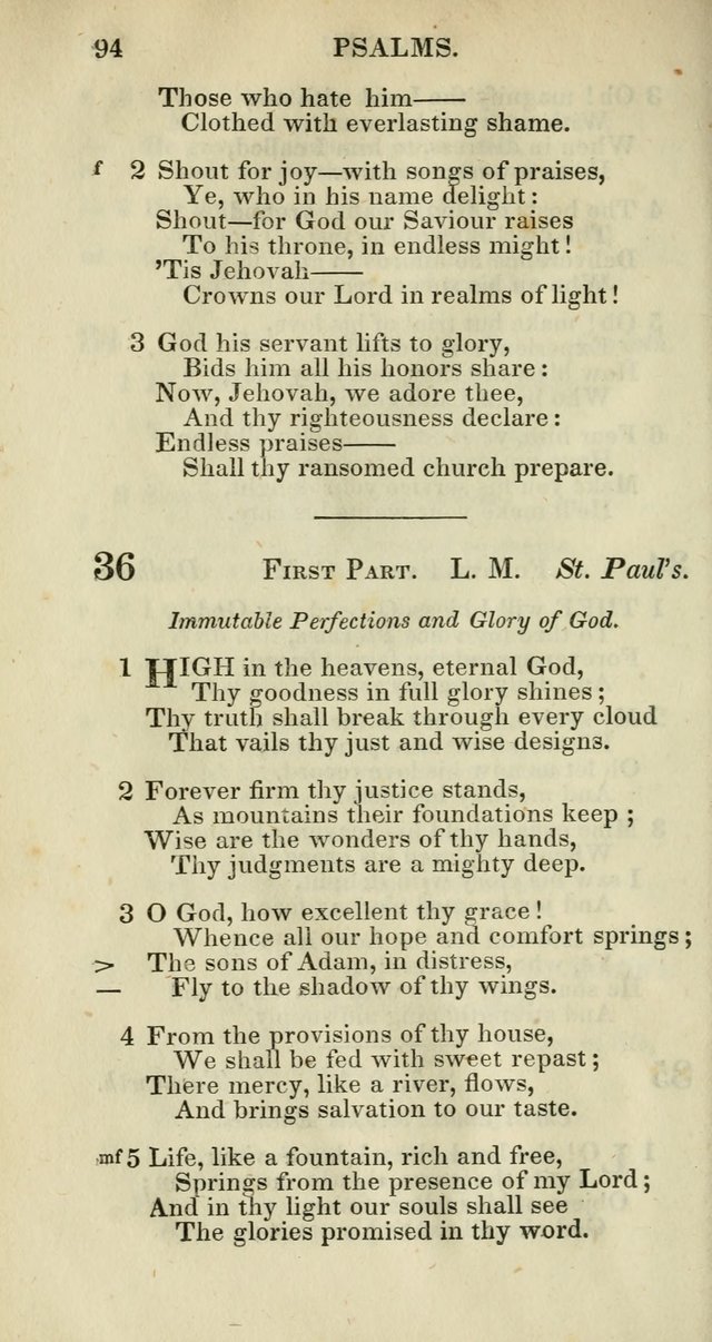 Church Psalmody: a Collection of Psalms and Hymns adapted to public worship page 97