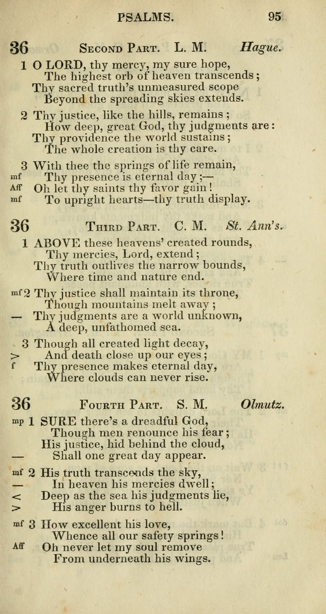 Church Psalmody: a Collection of Psalms and Hymns adapted to public worship page 98
