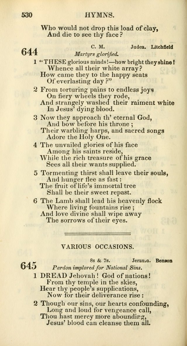 Church Psalmody: a Collection of Psalms and Hymns Adapted to Public Worship page 535