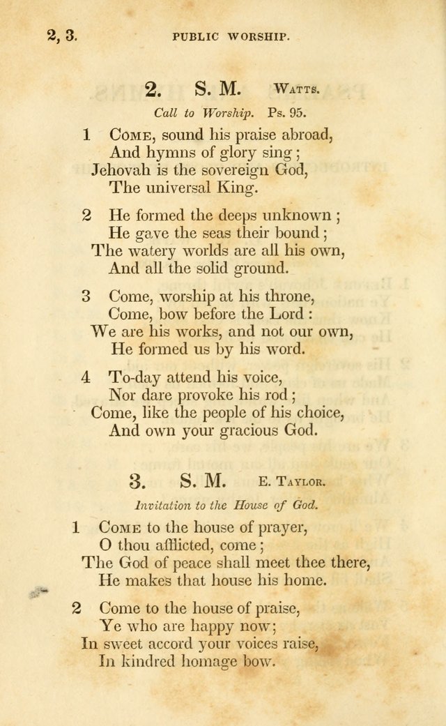 A Collection of Psalms and Hymns for Christian Worship page 9