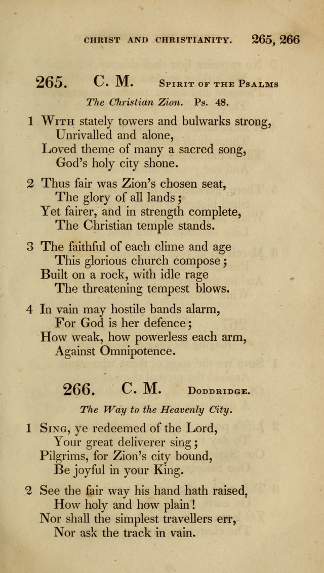 A Collection of Psalms and Hymns for Christian Worship (6th ed.) page 195