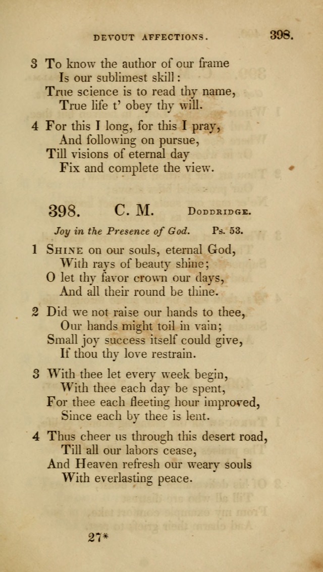 A Collection of Psalms and Hymns for Christian Worship (6th ed.) page 285