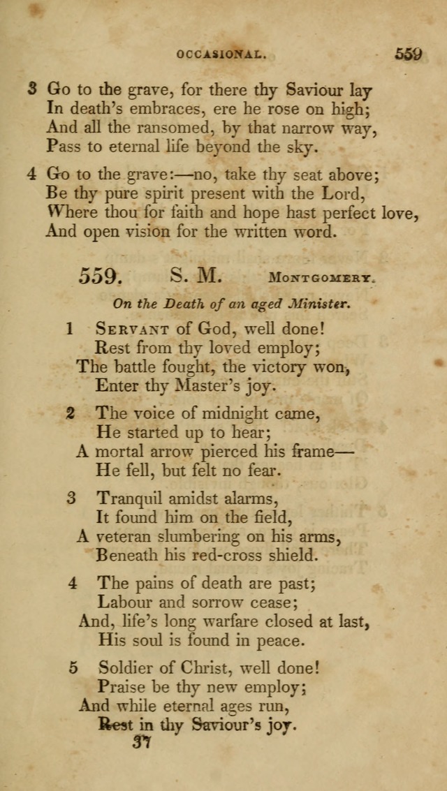A Collection of Psalms and Hymns for Christian Worship (6th ed.) page 399