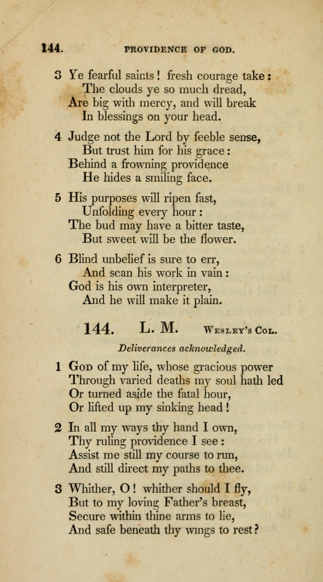 A Collection of Psalms and Hymns for Christian Worship (10th ed.) page 108