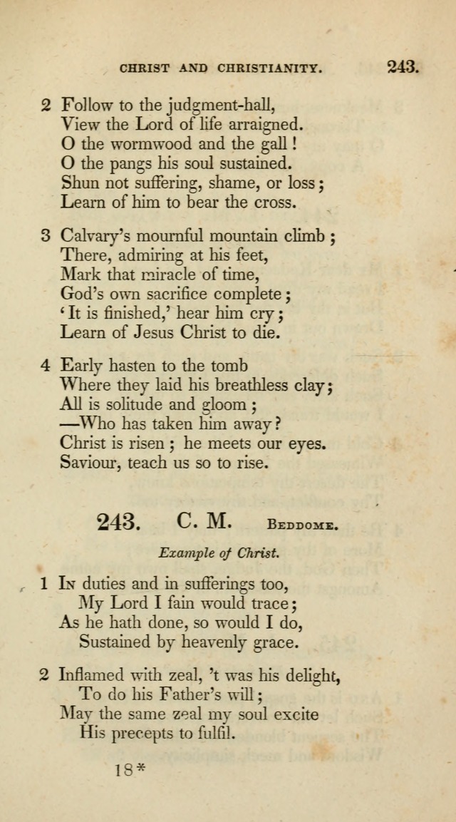 A Collection of Psalms and Hymns for Christian Worship (10th ed.) page 181