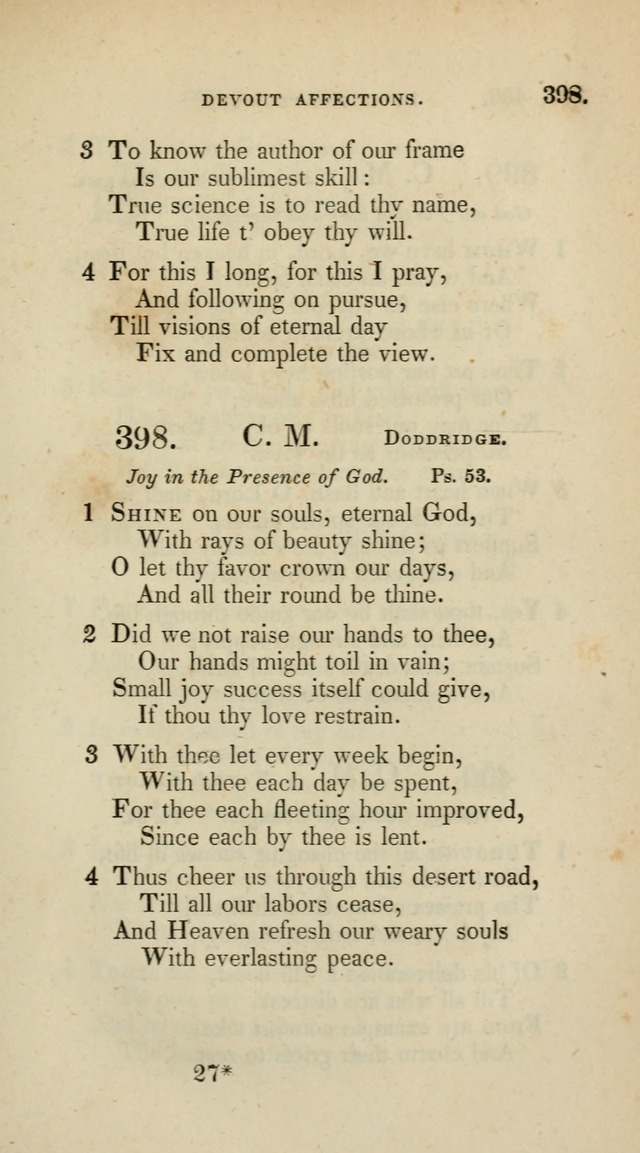 A Collection of Psalms and Hymns for Christian Worship (10th ed.) page 289