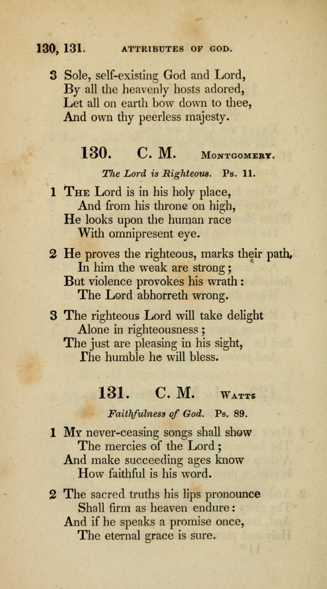 A Collection of Psalms and Hymns for Christian Worship (10th ed.) page 98